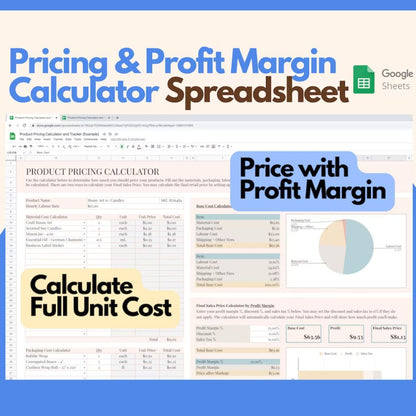 Product Pricing Template