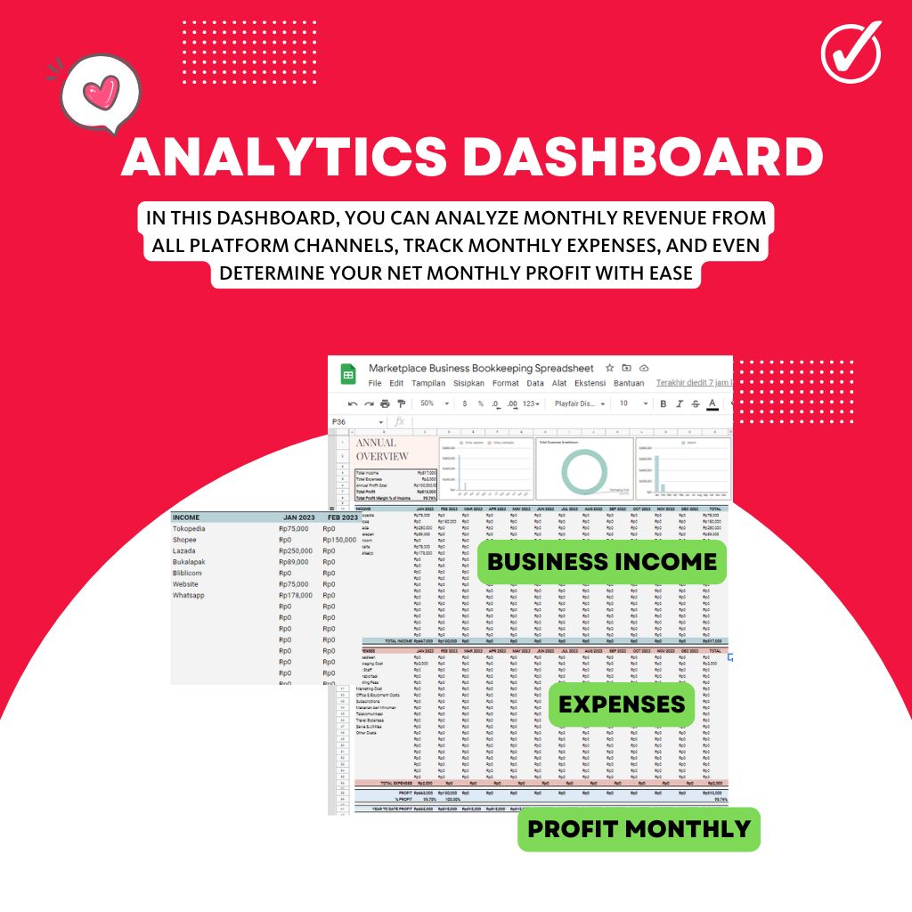 Financial Dashboard Online (Automatis)